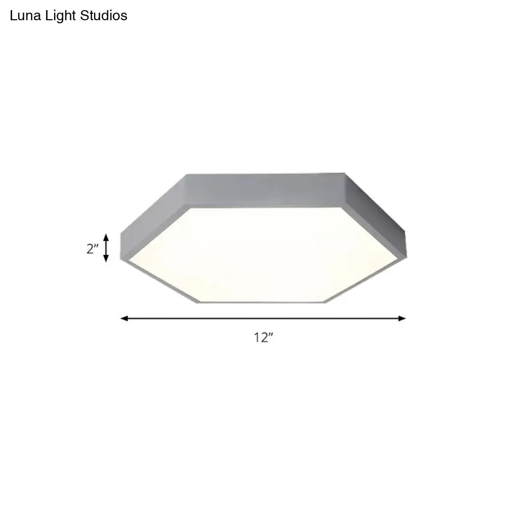DecorBites™ DecorBites™ Modern LED Ceiling Light for Child Bedroom with Hexagon Shade