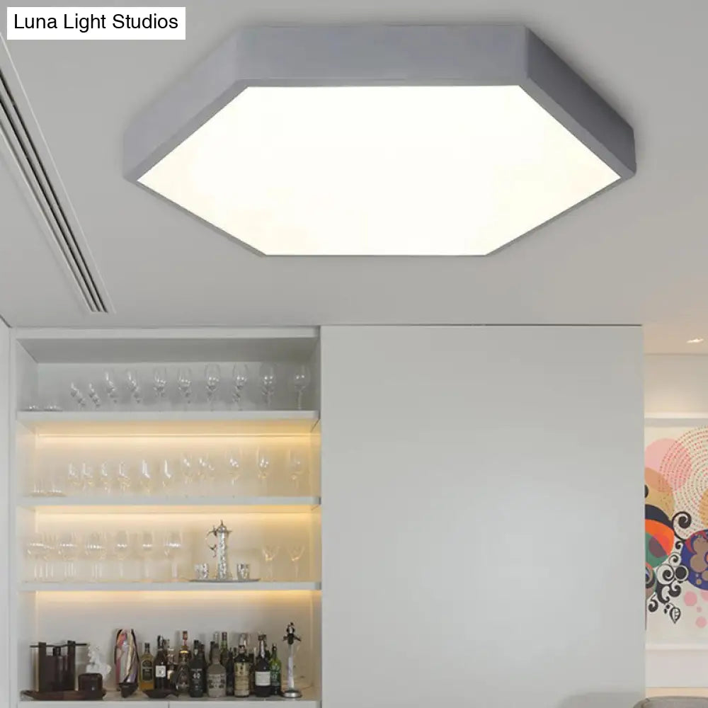 DecorBites™ DecorBites™ Modern LED Ceiling Light for Child Bedroom with Hexagon Shade