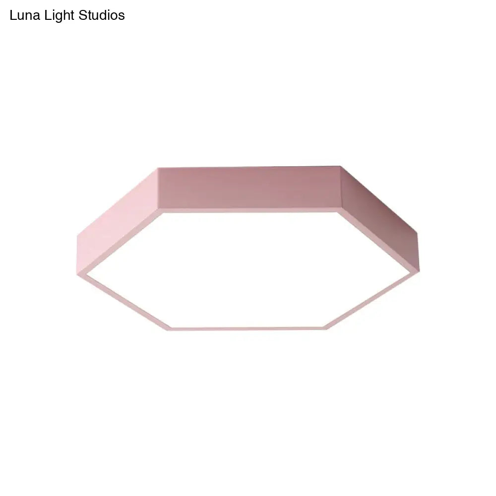 DecorBites™ DecorBites™ Modern LED Ceiling Light for Child Bedroom with Hexagon Shade