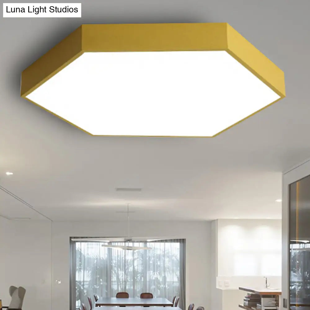 DecorBites™ DecorBites™ Modern LED Ceiling Light for Child Bedroom with Hexagon Shade