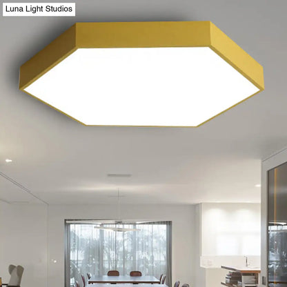 DecorBites™ DecorBites™ Modern LED Ceiling Light for Child Bedroom with Hexagon Shade