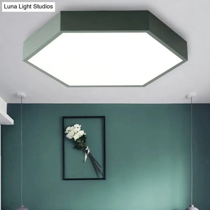 DecorBites™ DecorBites™ Modern LED Ceiling Light for Child Bedroom with Hexagon Shade