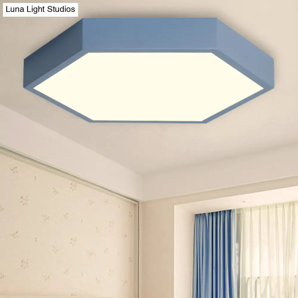 DecorBites™ DecorBites™ Modern LED Ceiling Light for Child Bedroom with Hexagon Shade