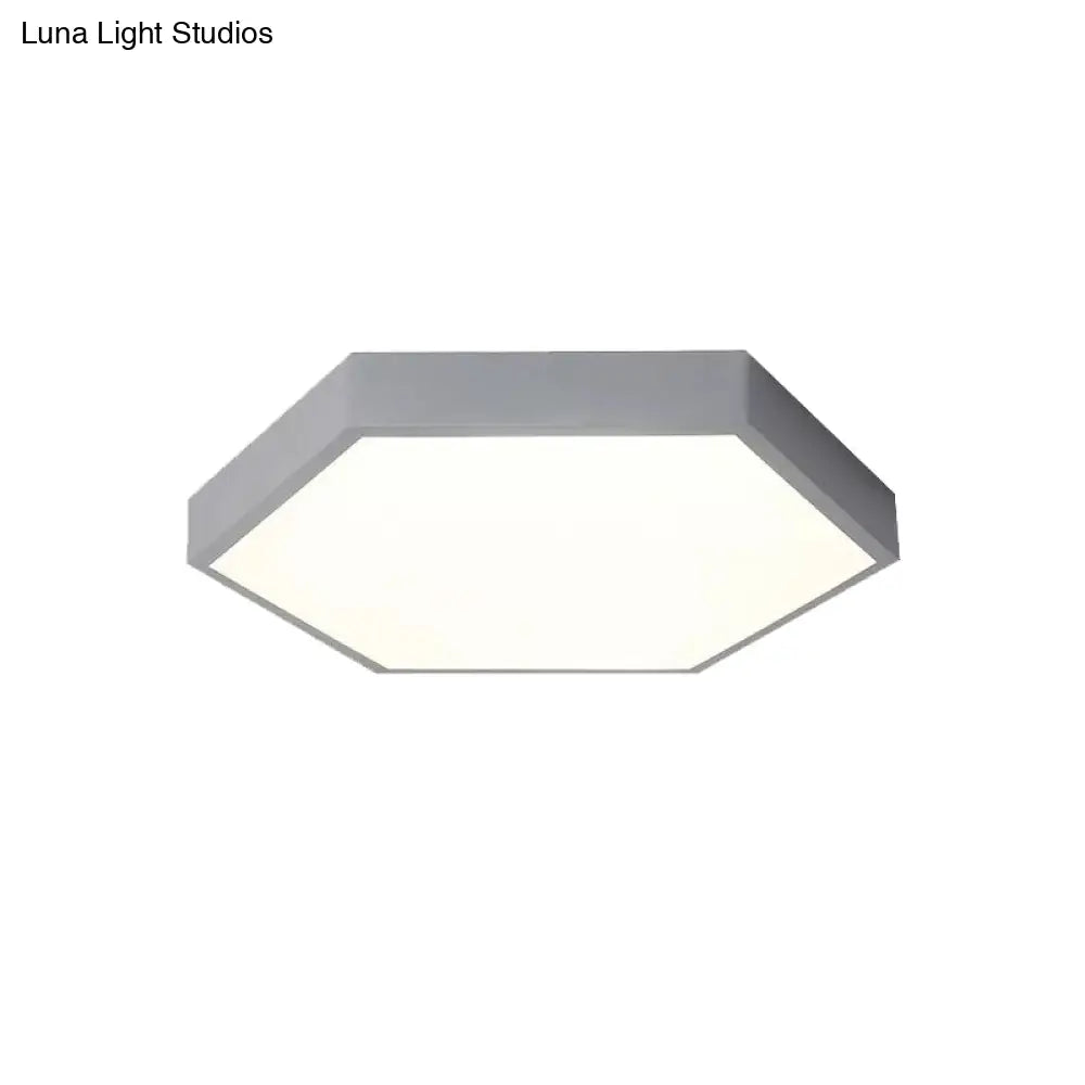 DecorBites™ DecorBites™ Modern LED Ceiling Light for Child Bedroom with Hexagon Shade
