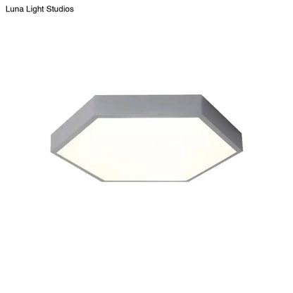 DecorBites™ DecorBites™ Modern LED Ceiling Light for Child Bedroom with Hexagon Shade