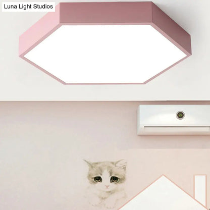 DecorBites™ DecorBites™ Modern LED Ceiling Light for Child Bedroom with Hexagon Shade