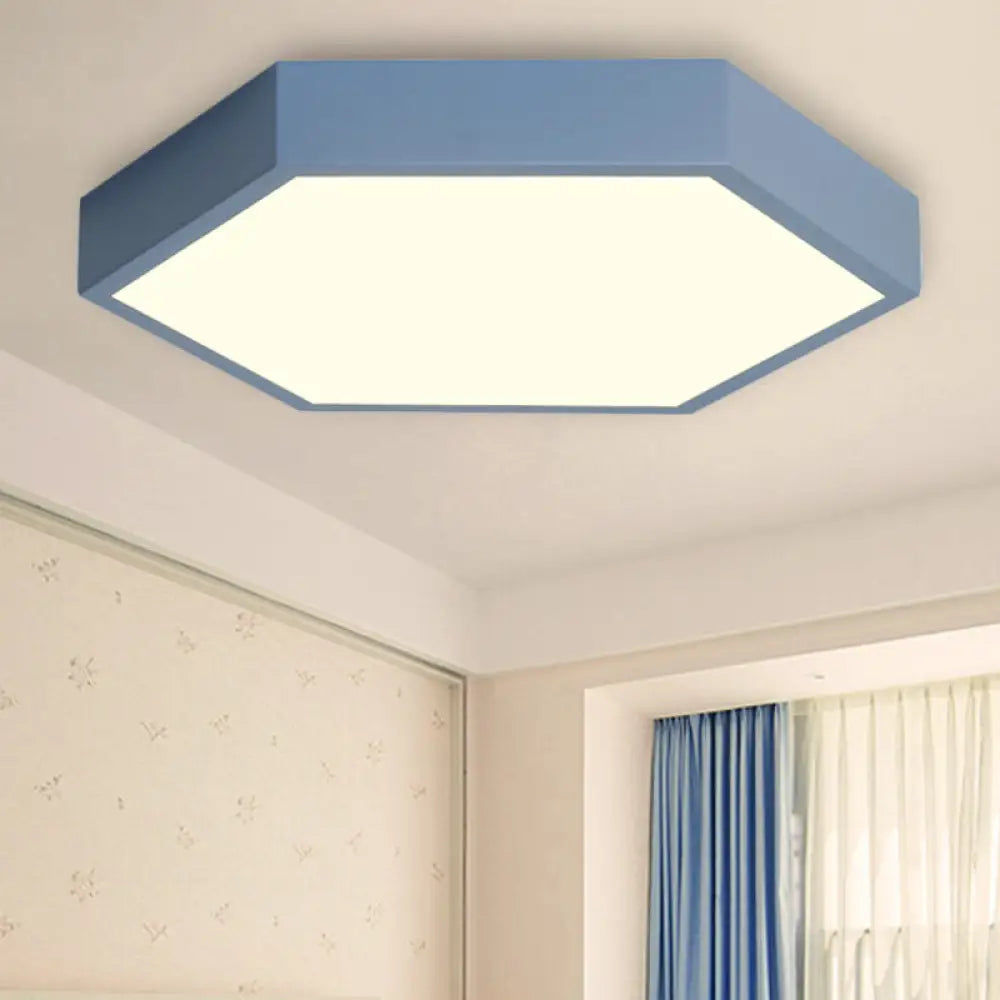 DecorBites™ DecorBites™ Modern LED Ceiling Light for Child Bedroom with Hexagon Shade