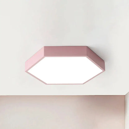 DecorBites™ DecorBites™ Modern LED Ceiling Light for Child Bedroom with Hexagon Shade