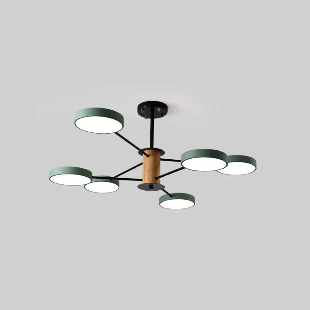 DecorBites™ DecorBites™ Modern LED Ceiling Light – Sleek Semi Flush Circle Design with Acrylic Shade, Ideal for Living Room