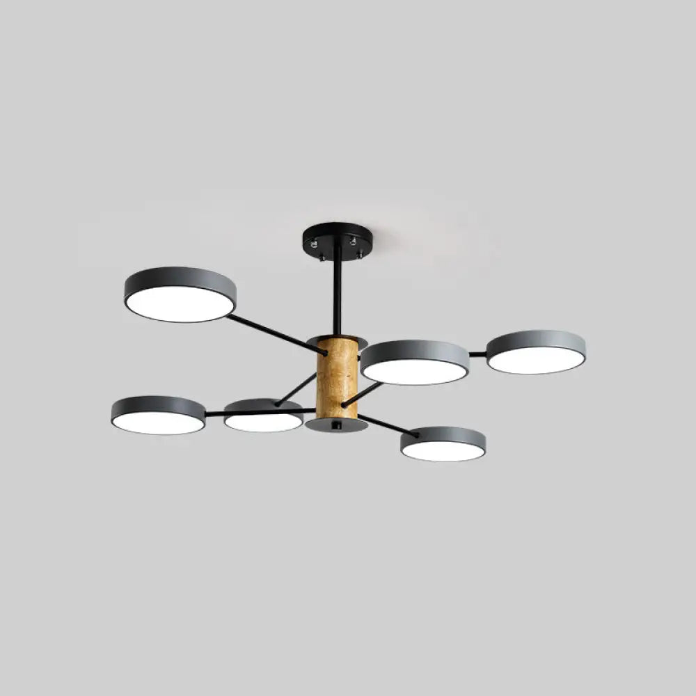DecorBites™ DecorBites™ Modern LED Ceiling Light – Sleek Semi Flush Circle Design with Acrylic Shade, Ideal for Living Room