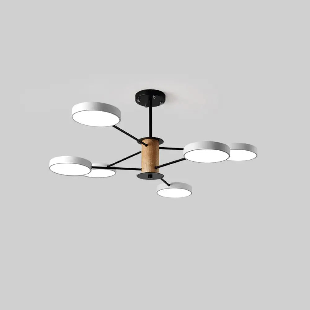 DecorBites™ DecorBites™ Modern LED Ceiling Light – Sleek Semi Flush Circle Design with Acrylic Shade, Ideal for Living Room