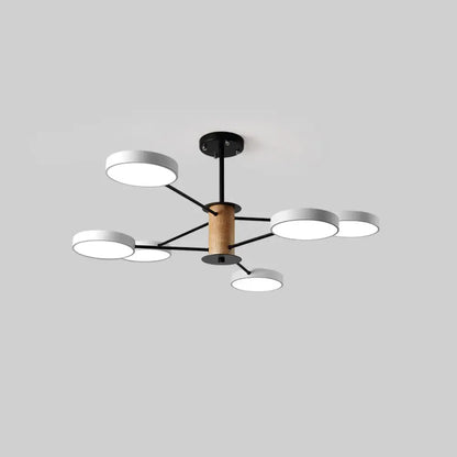 DecorBites™ DecorBites™ Modern LED Ceiling Light – Sleek Semi Flush Circle Design with Acrylic Shade, Ideal for Living Room