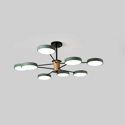 DecorBites™ DecorBites™ Modern LED Ceiling Light – Sleek Semi Flush Circle Design with Acrylic Shade, Ideal for Living Room