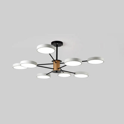 DecorBites™ DecorBites™ Modern LED Ceiling Light – Sleek Semi Flush Circle Design with Acrylic Shade, Ideal for Living Room