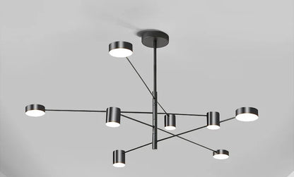 Modern LED Chandelier - Gold Black - Living Room - Bedroom - Chandelier