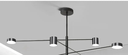 Modern LED Chandelier - Gold Black - Living Room - Bedroom - Chandelier