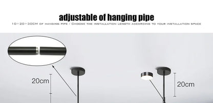 Modern LED Chandelier - Gold Black - Living Room - Bedroom - Chandelier