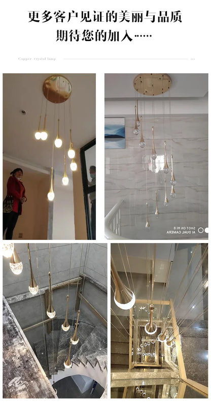 Modern LED Crystal Chandelier for Home Decor - Chandelier