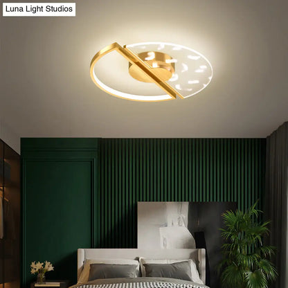 DecorBites™ DecorBites™ Modern LED Flush Ceiling Light with Acrylic Cover - Round Shape