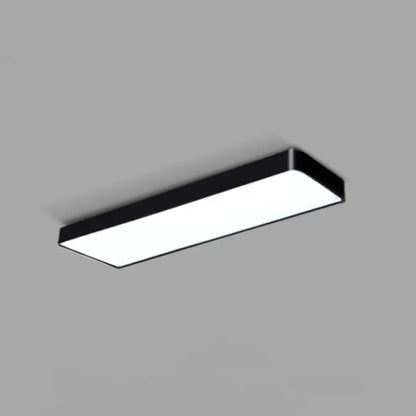 DecorBites™ DecorBites™ Modern LED Flush Light with Rectangular Acrylic Shade - Office Ceiling Mounted