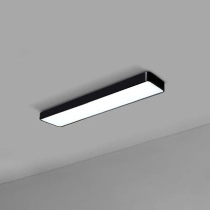 DecorBites™ DecorBites™ Modern LED Flush Light with Rectangular Acrylic Shade - Office Ceiling Mounted