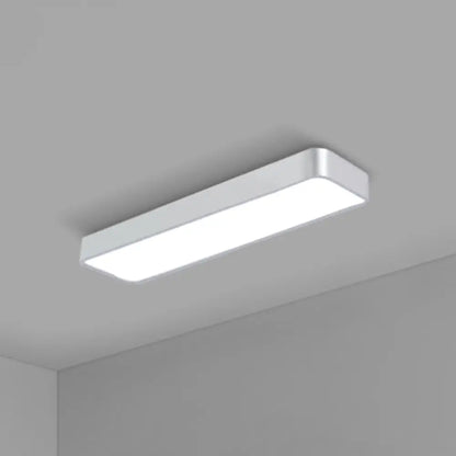 DecorBites™ DecorBites™ Modern LED Flush Light with Rectangular Acrylic Shade - Office Ceiling Mounted