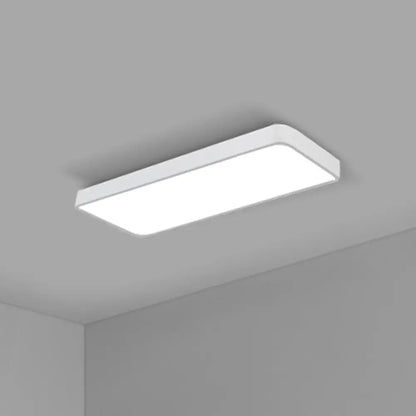 DecorBites™ DecorBites™ Modern LED Flush Light with Rectangular Acrylic Shade - Office Ceiling Mounted
