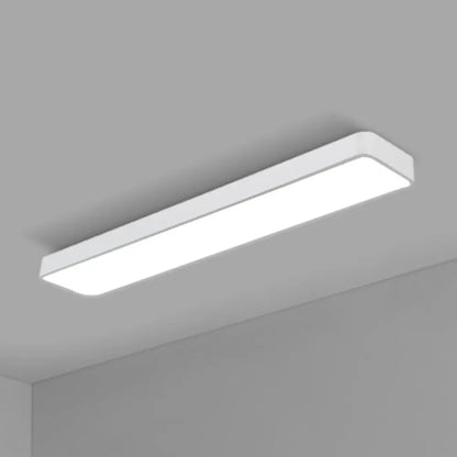DecorBites™ DecorBites™ Modern LED Flush Light with Rectangular Acrylic Shade - Office Ceiling Mounted