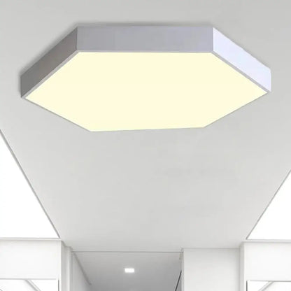 DecorBites™ DecorBites™ Modern LED Flush Mount Ceiling Light for Bedroom with Acrylic Hexagon Shade