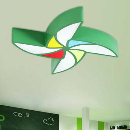 DecorBites™ DecorBites™ Modern LED Flush Mount Ceiling Light for Child's Bedroom - Toy Windmill Design