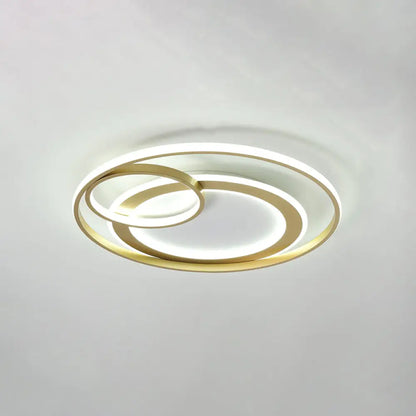 DecorBites™ DecorBites™ Modern LED Flush Mount Ceiling Light with Acrylic Circle Design for Simplicity in Bedroom