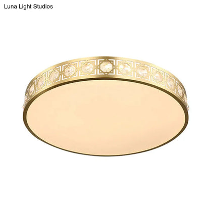 DecorBites™ DecorBites™ Modern LED Flush Mount Crystal Ceiling Lamp for Bedroom - 3 Sizes Available