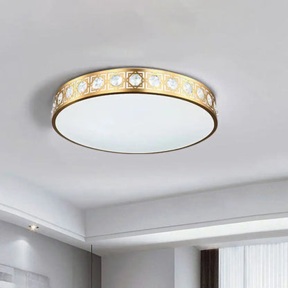 DecorBites™ DecorBites™ Modern LED Flush Mount Crystal Ceiling Lamp for Bedroom - 3 Sizes Available