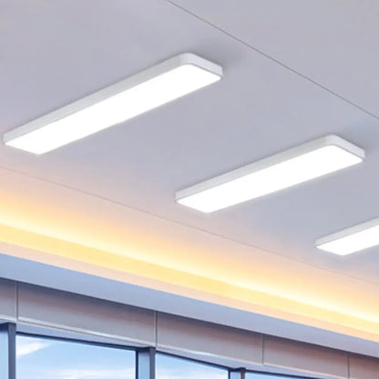 DecorBites™ DecorBites™ Modern LED Flush Mount Lighting Fixture in Acrylic with Rectangular Shape for Gymnasium