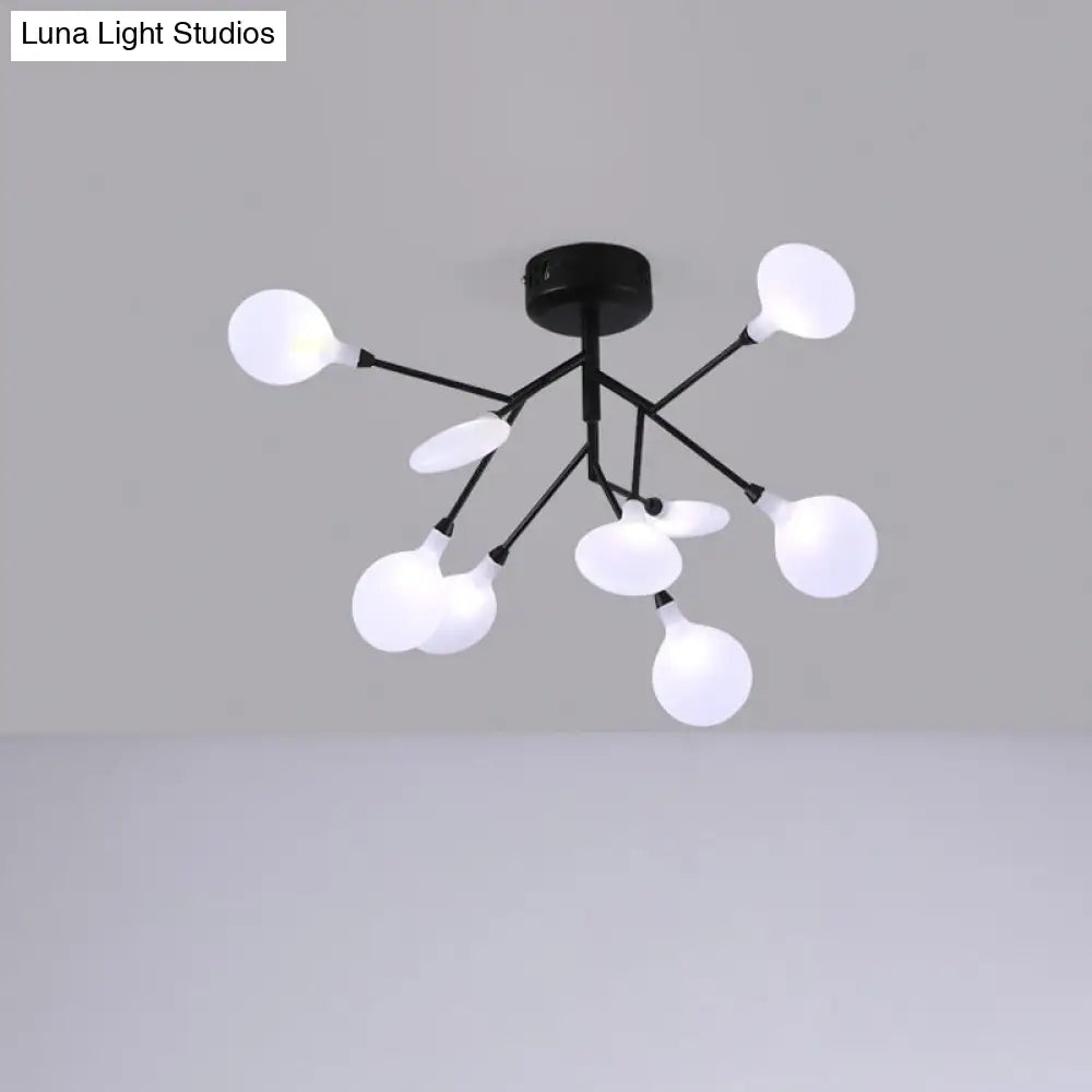 DecorBites™ DecorBites™ Modern LED Flushmount Ceiling Lamp - Metallic Contemporary Lighting for Bedroom