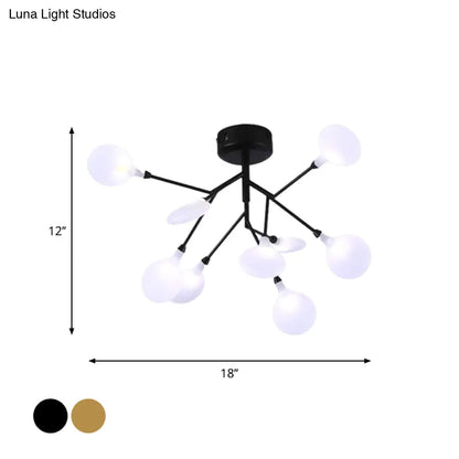 DecorBites™ DecorBites™ Modern LED Flushmount Ceiling Lamp - Metallic Contemporary Lighting for Bedroom