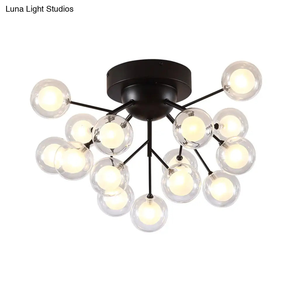 DecorBites™ DecorBites™ Modern LED Flushmount Ceiling Lamp - Metallic Contemporary Lighting for Bedroom