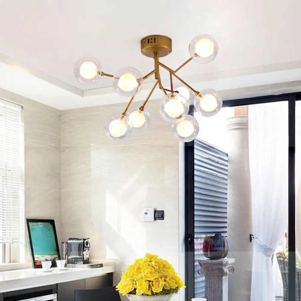 DecorBites™ DecorBites™ Modern LED Flushmount Ceiling Lamp - Metallic Contemporary Lighting for Bedroom