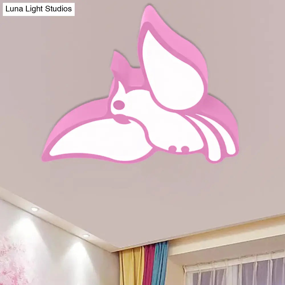 DecorBites™ DecorBites™ Modern LED Flushmount Ceiling Light: Stylish Flying Bird Design for Kindergarten