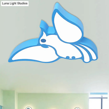 DecorBites™ DecorBites™ Modern LED Flushmount Ceiling Light: Stylish Flying Bird Design for Kindergarten