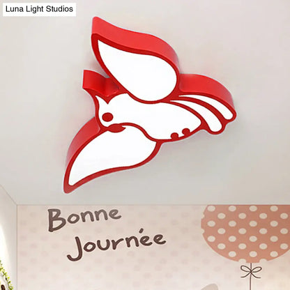 DecorBites™ DecorBites™ Modern LED Flushmount Ceiling Light: Stylish Flying Bird Design for Kindergarten