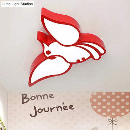 DecorBites™ DecorBites™ Modern LED Flushmount Ceiling Light: Stylish Flying Bird Design for Kindergarten