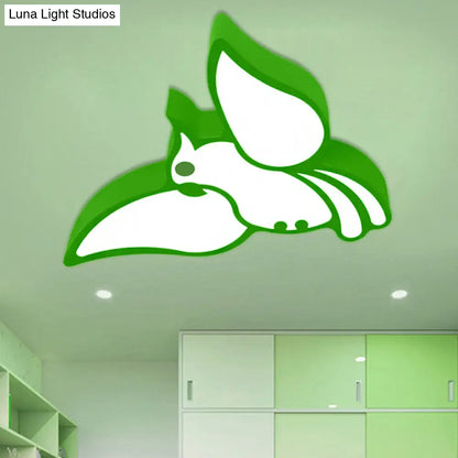 DecorBites™ DecorBites™ Modern LED Flushmount Ceiling Light: Stylish Flying Bird Design for Kindergarten