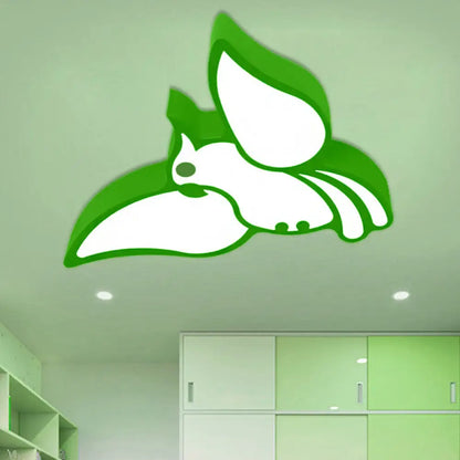 DecorBites™ DecorBites™ Modern LED Flushmount Ceiling Light: Stylish Flying Bird Design for Kindergarten