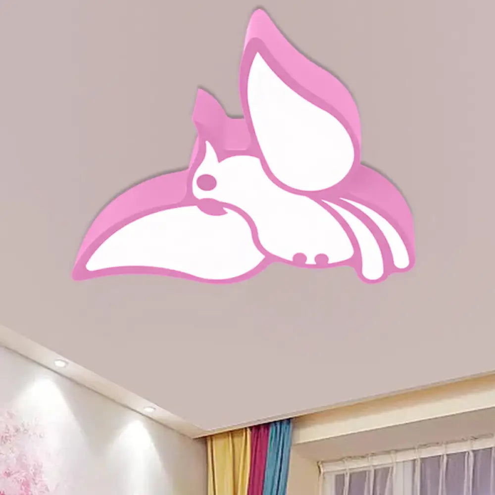 DecorBites™ DecorBites™ Modern LED Flushmount Ceiling Light: Stylish Flying Bird Design for Kindergarten