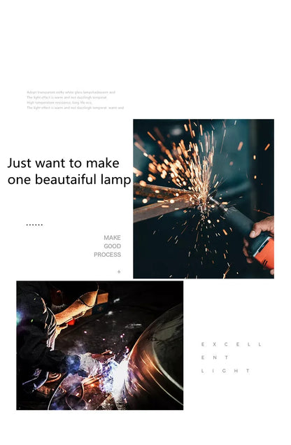 Modern LED Glass Chandelier for Dining Room - Chandelier