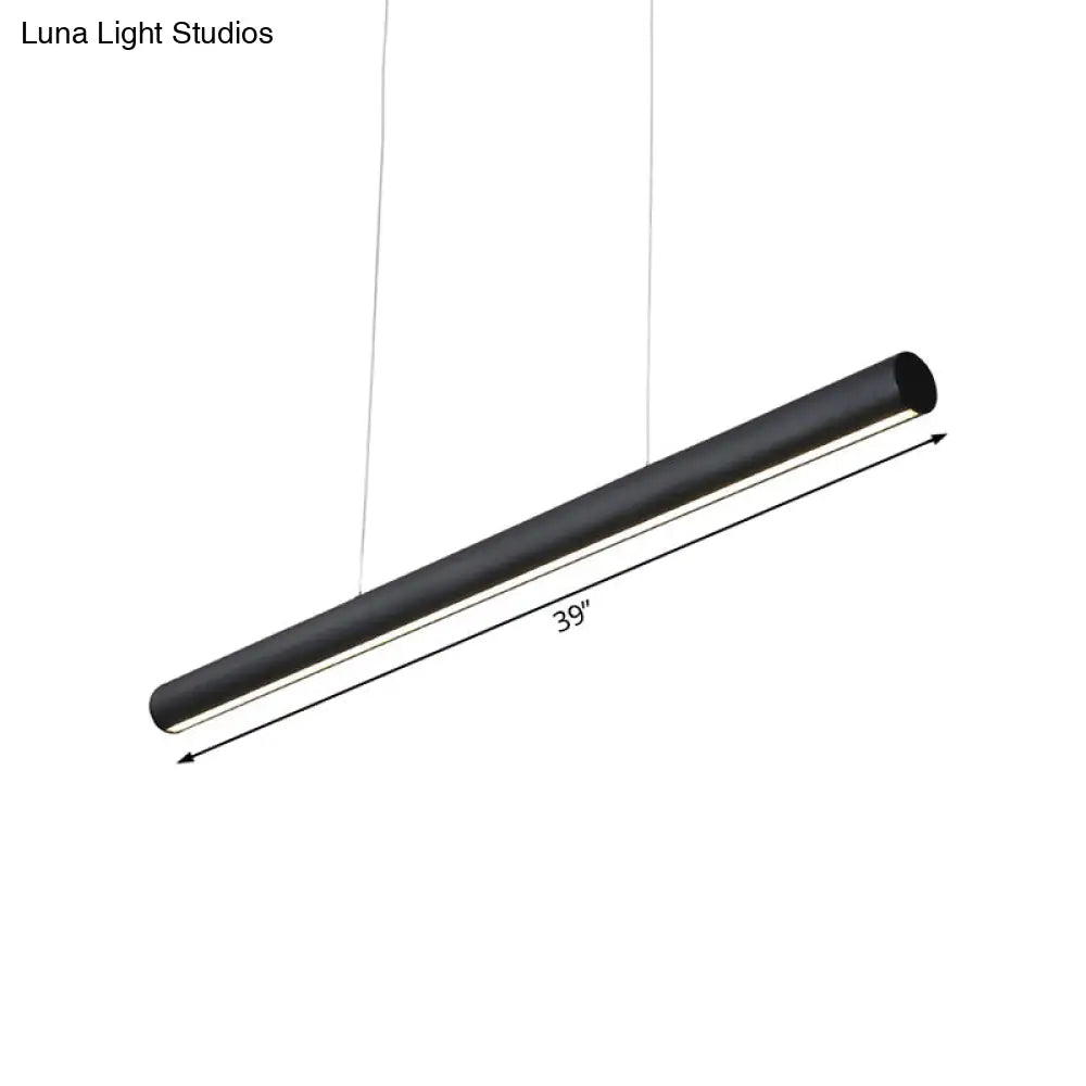 Modern LED Metal Linear Pendant Chandelier - 39"/47" Wide Black Hanging Lamp Kit in White/Warm/Natural Light"

Note: It is important to strike a balance between optimizing for SEO and providing an informative title that accurately describes the product.
