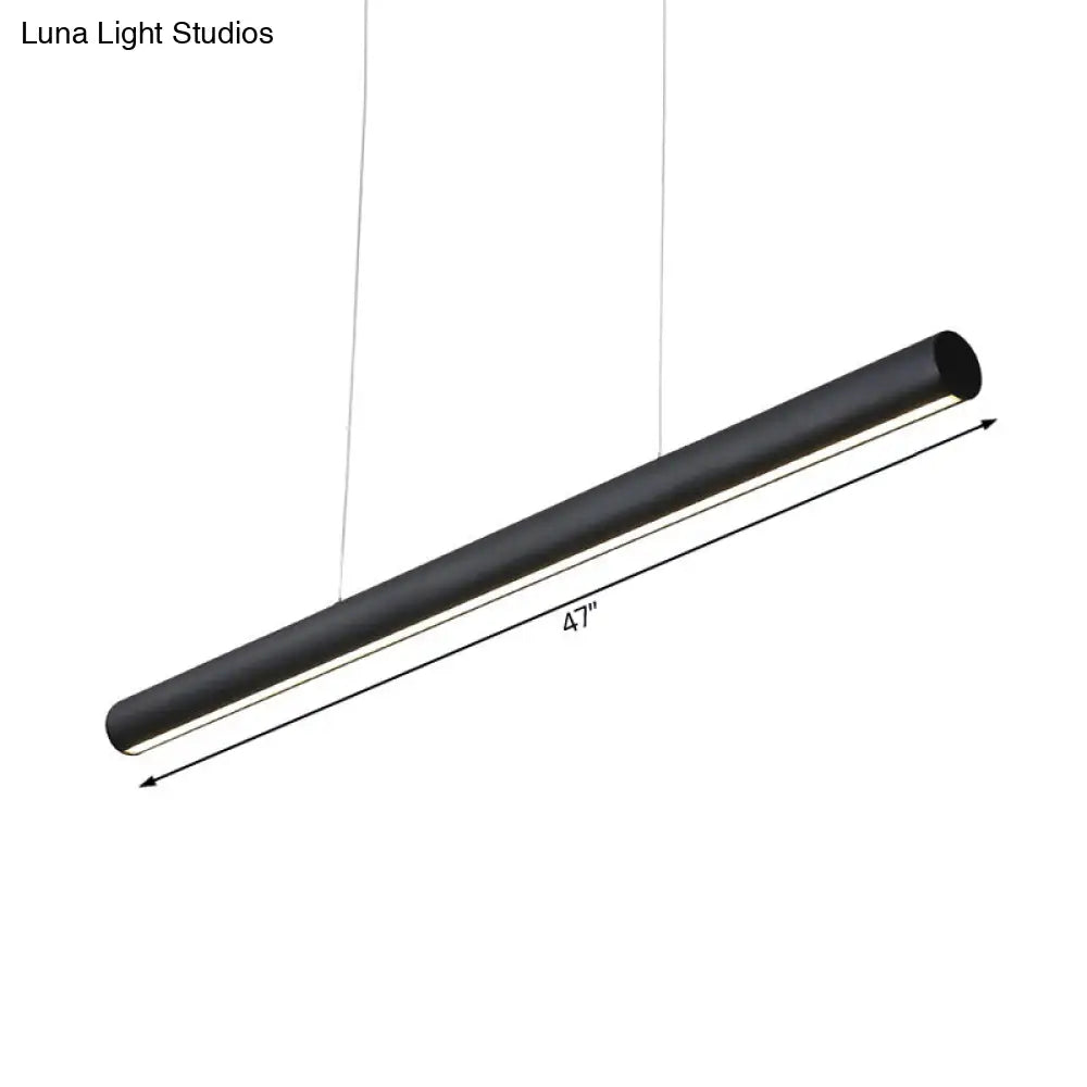 Modern LED Metal Linear Pendant Chandelier - 39"/47" Wide Black Hanging Lamp Kit in White/Warm/Natural Light"

Note: It is important to strike a balance between optimizing for SEO and providing an informative title that accurately describes the product.