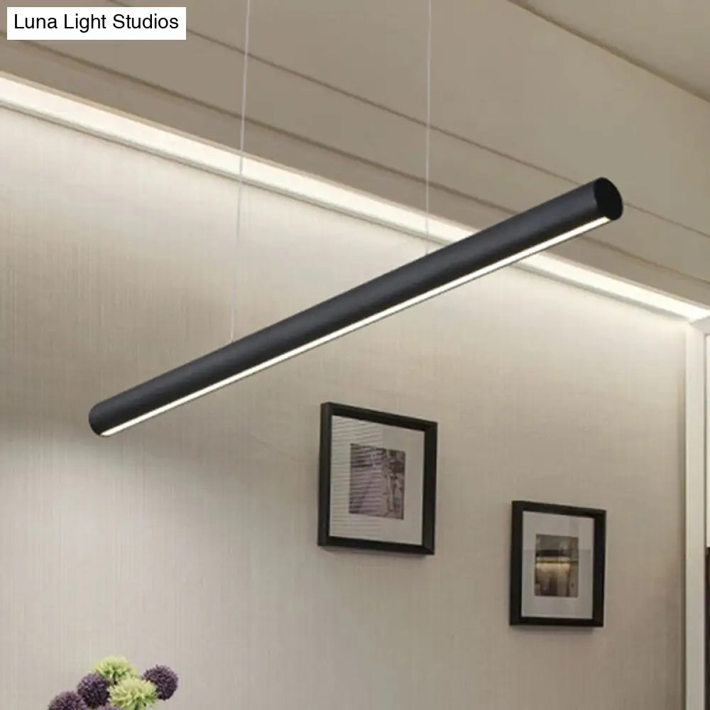 Modern LED Metal Linear Pendant Chandelier - 39"/47" Wide Black Hanging Lamp Kit in White/Warm/Natural Light"

Note: It is important to strike a balance between optimizing for SEO and providing an informative title that accurately describes the product.
