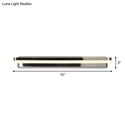 Aplique de pared LED moderno DecorBites™ para iluminación de tocador de baño - Diseño lineal en níquel con luz blanca cálida